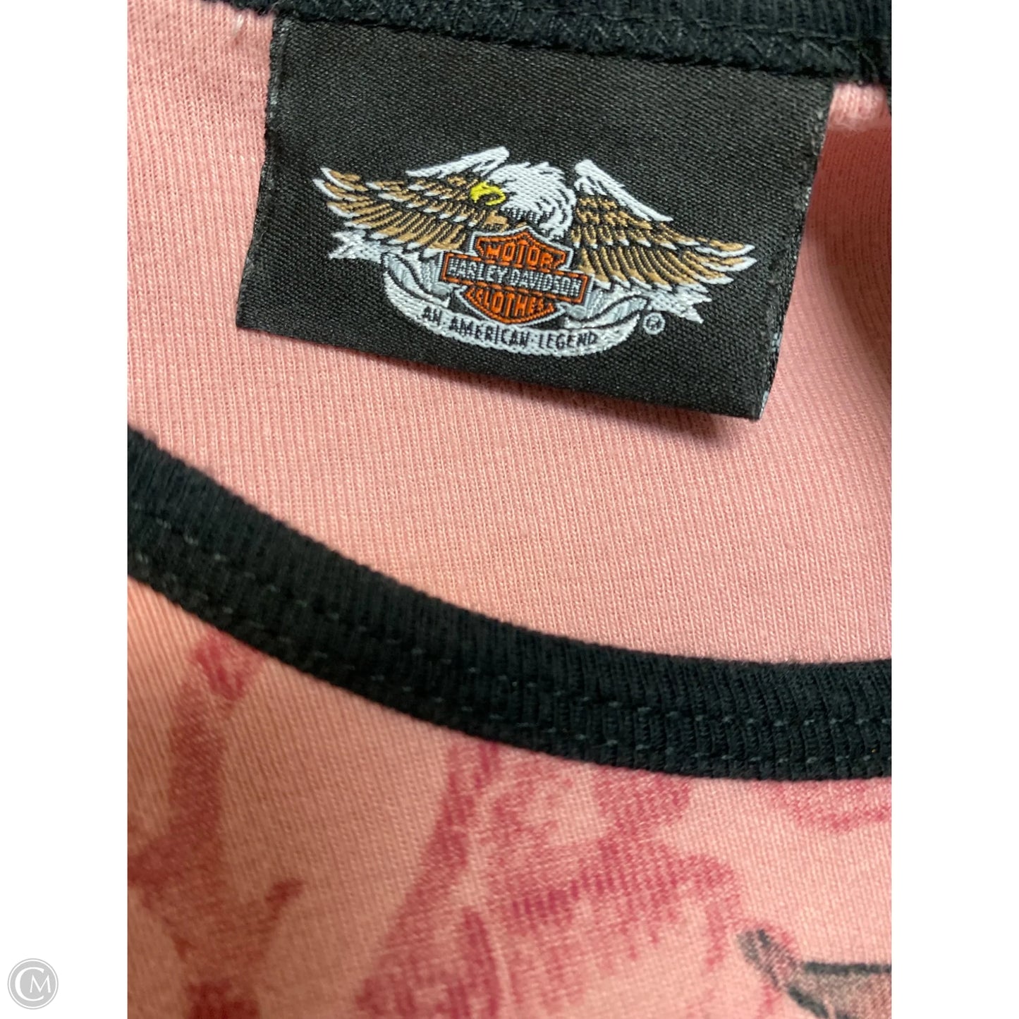 Top Long Sleeve By Harley Davidson In Black, Size: M