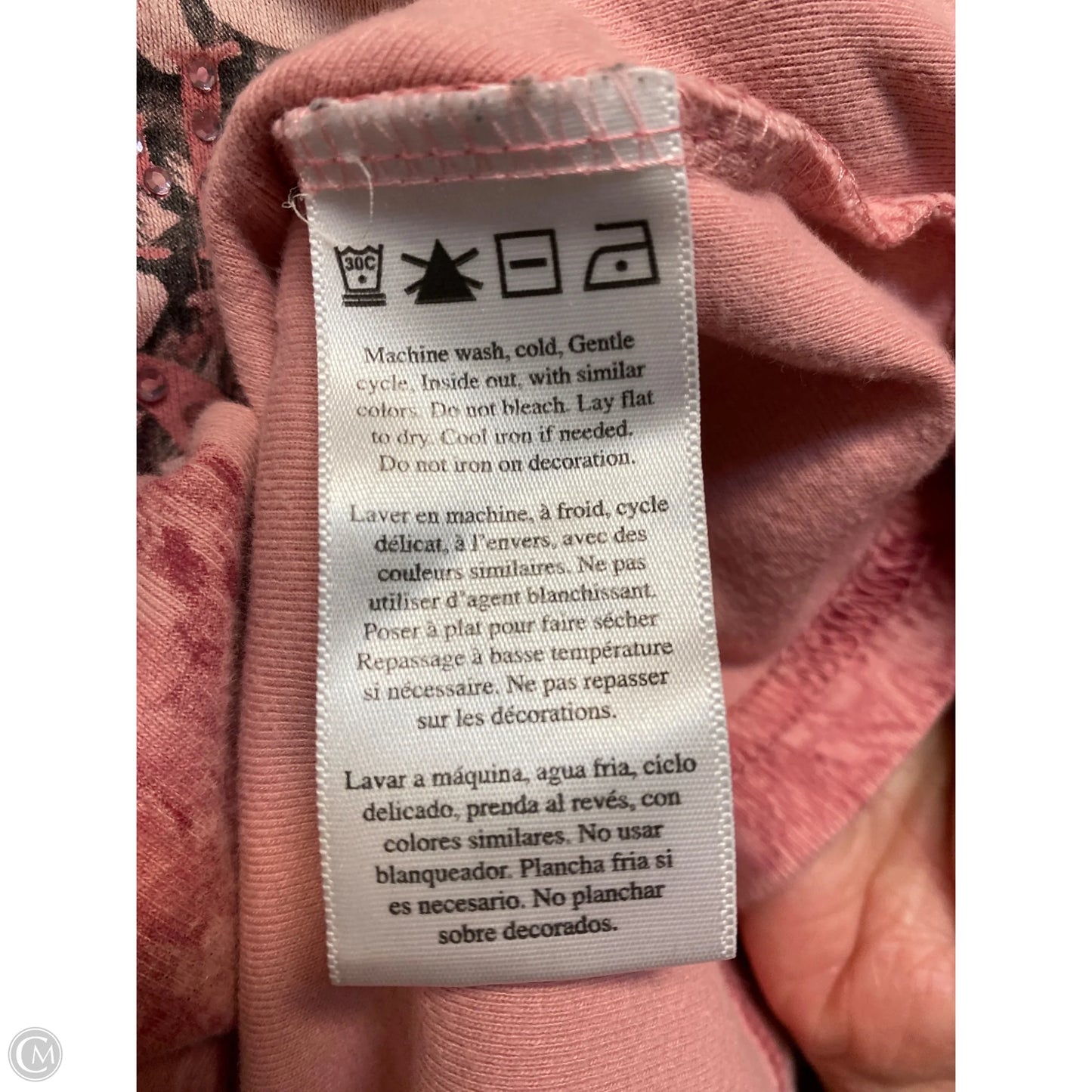 Top Long Sleeve By Harley Davidson In Black, Size: M