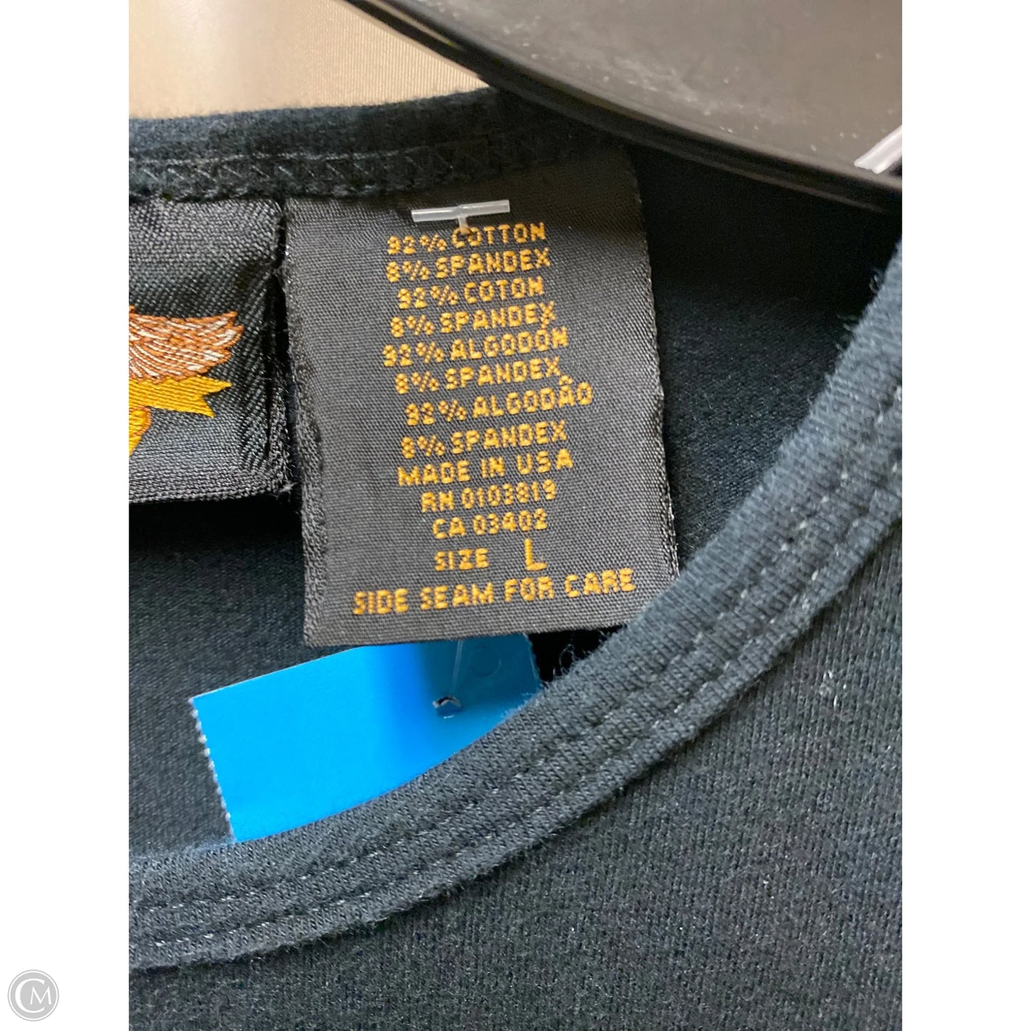 Top Long Sleeve By Harley Davidson In Black, Size: L