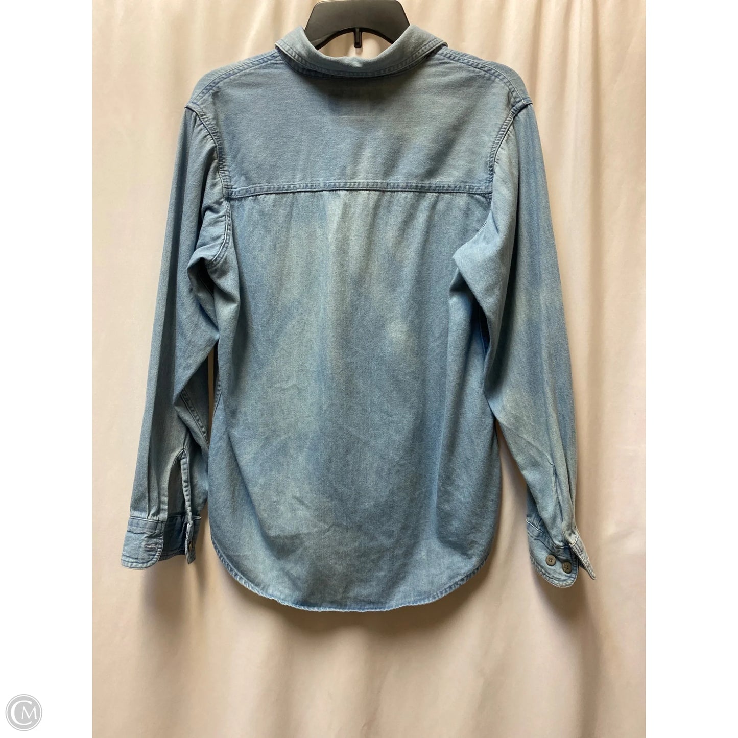 Top Long Sleeve By Harley Davidson In Blue, Size: M