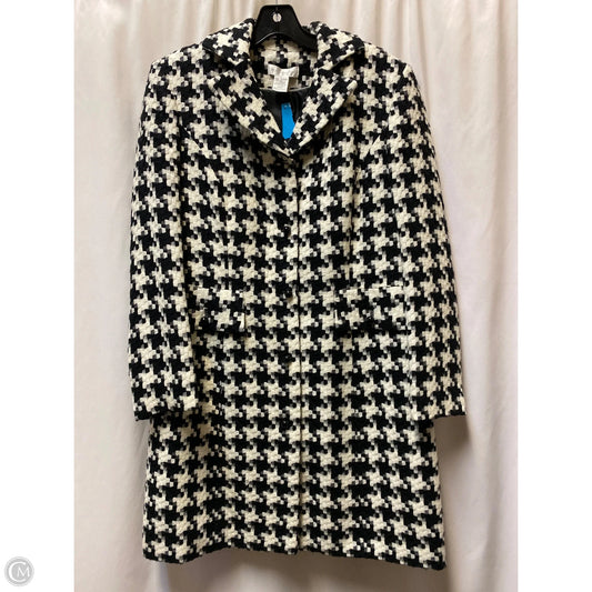 Coat Peacoat By Worthington In Black & White, Size: L
