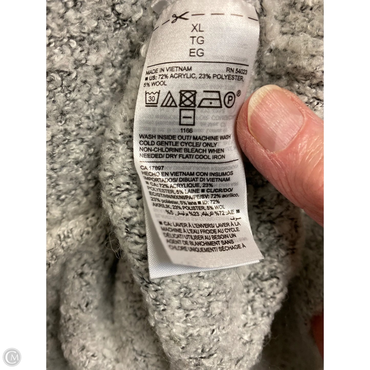 Sweater By Old Navy In Grey, Size: Xl