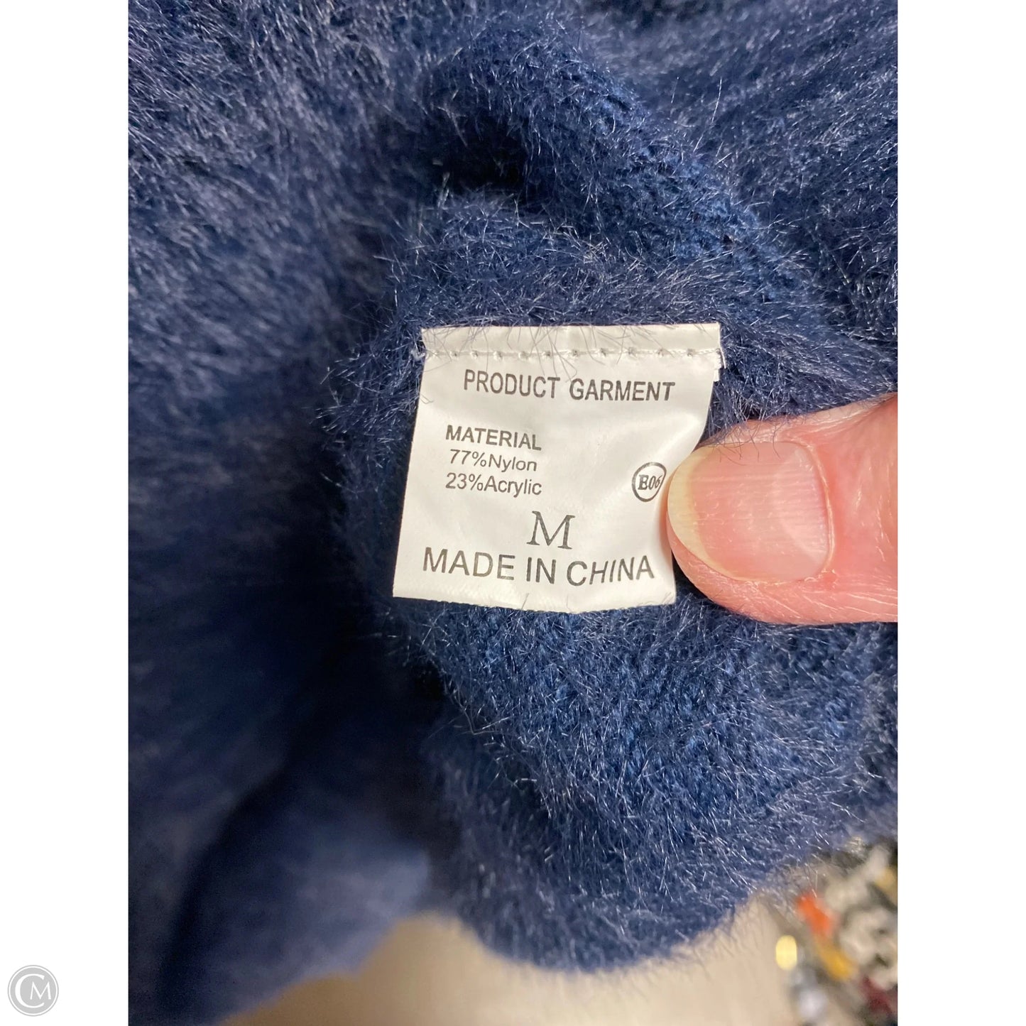 Sweater By Clothes Mentor In Blue, Size: M