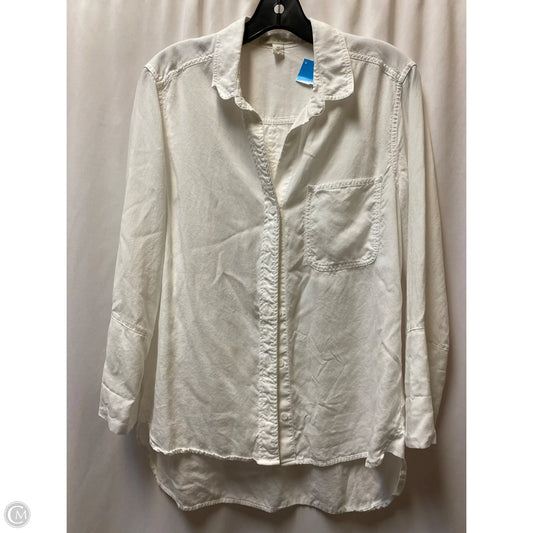 Top Long Sleeve By Chelsea And Violet In White, Size: M