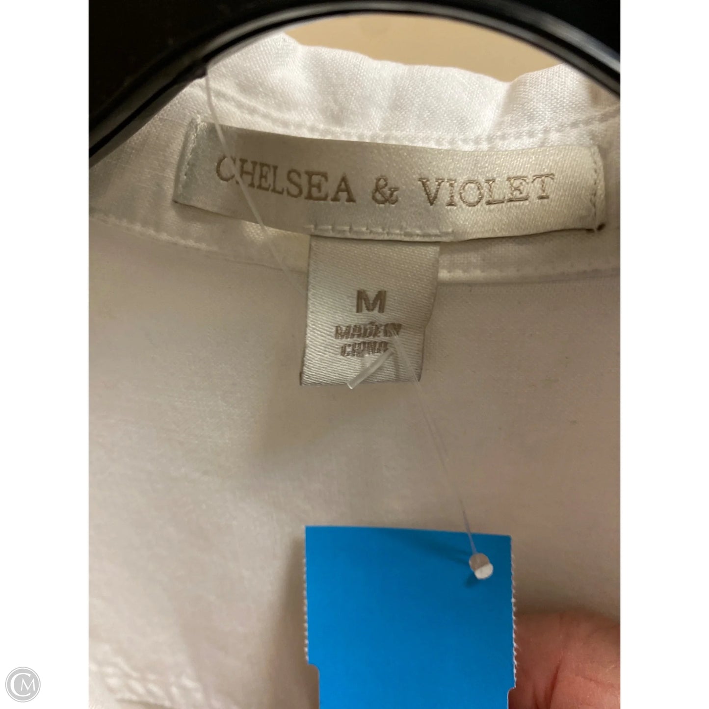 Top Long Sleeve By Chelsea And Violet In White, Size: M