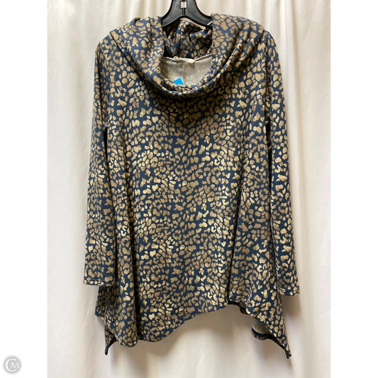 Top Long Sleeve By Jade In Blue, Size: S