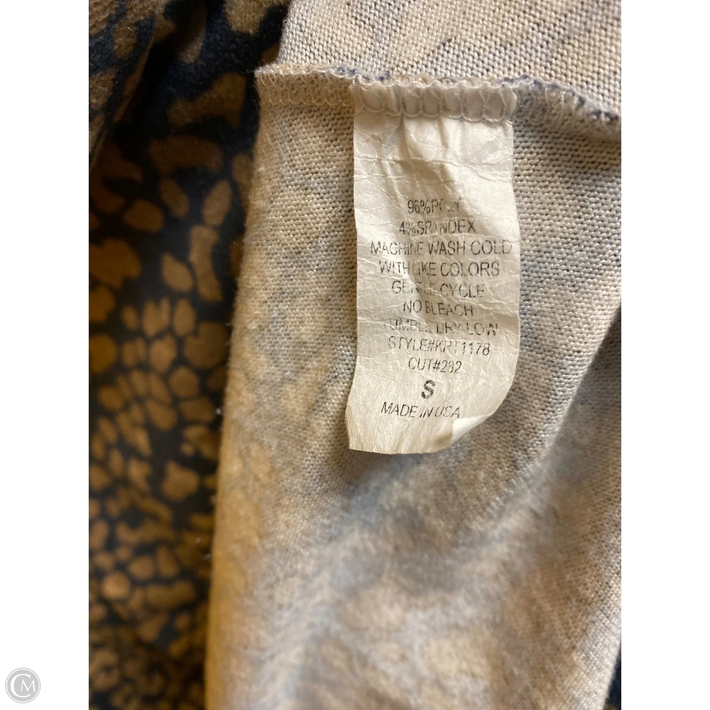 Top Long Sleeve By Jade In Blue, Size: S