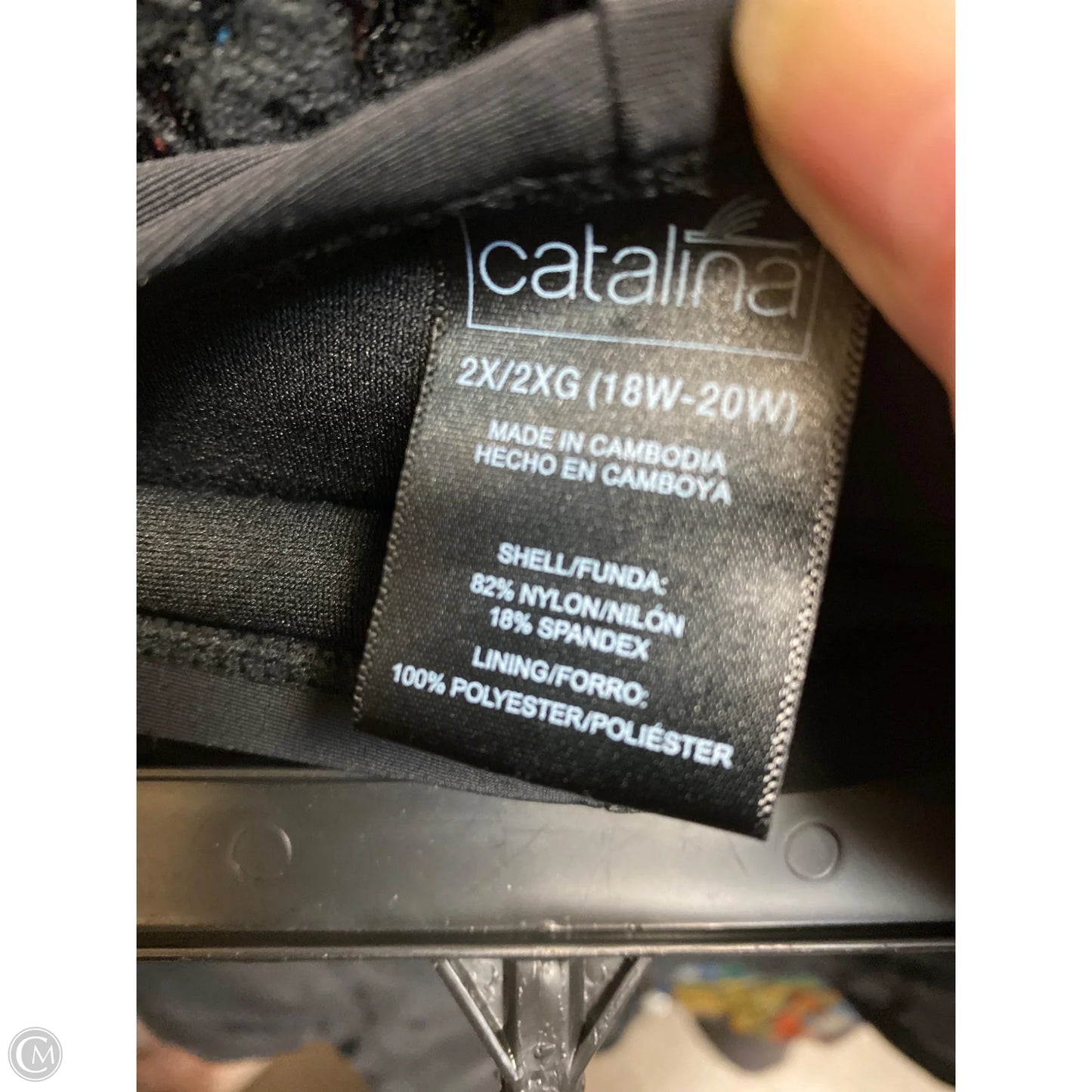 Swimsuit Bottom By Catalina In Black, Size: 2x