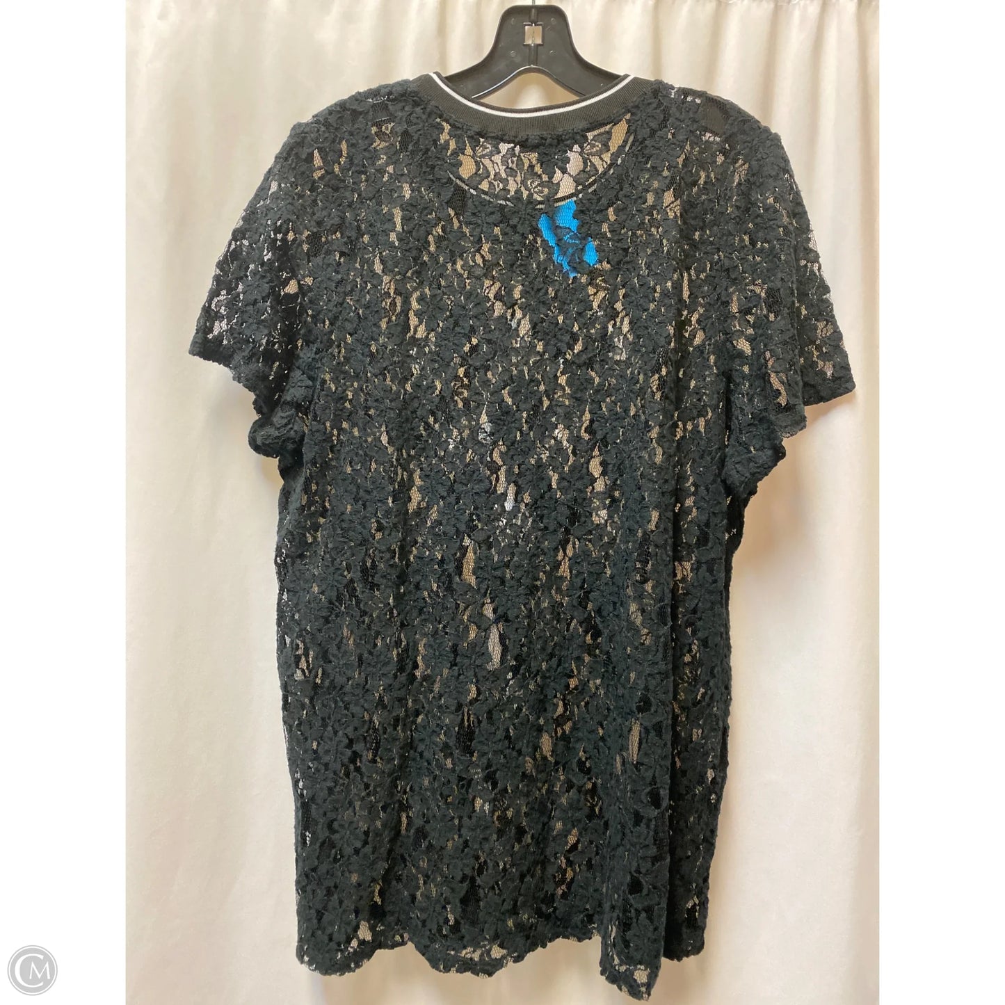 Swimwear Cover-up By Lane Bryant In Black, Size: 1x