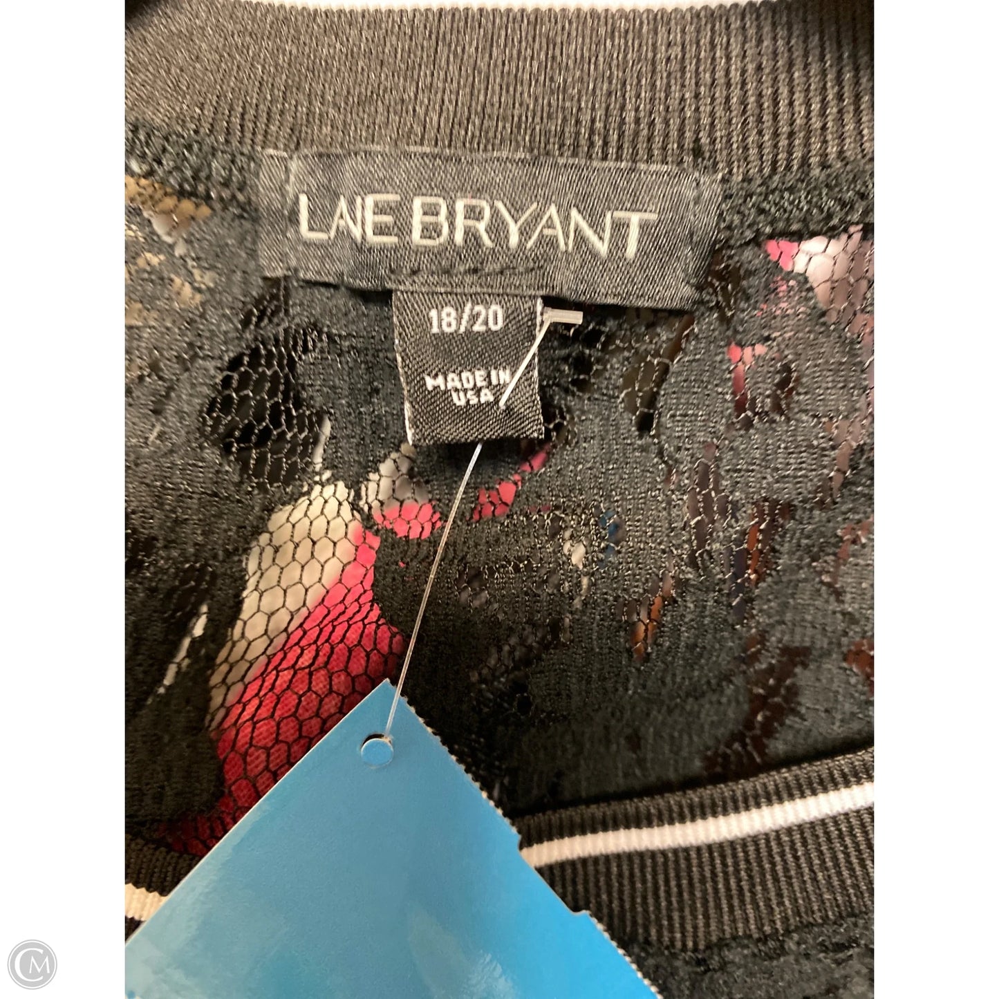 Swimwear Cover-up By Lane Bryant In Black, Size: 1x