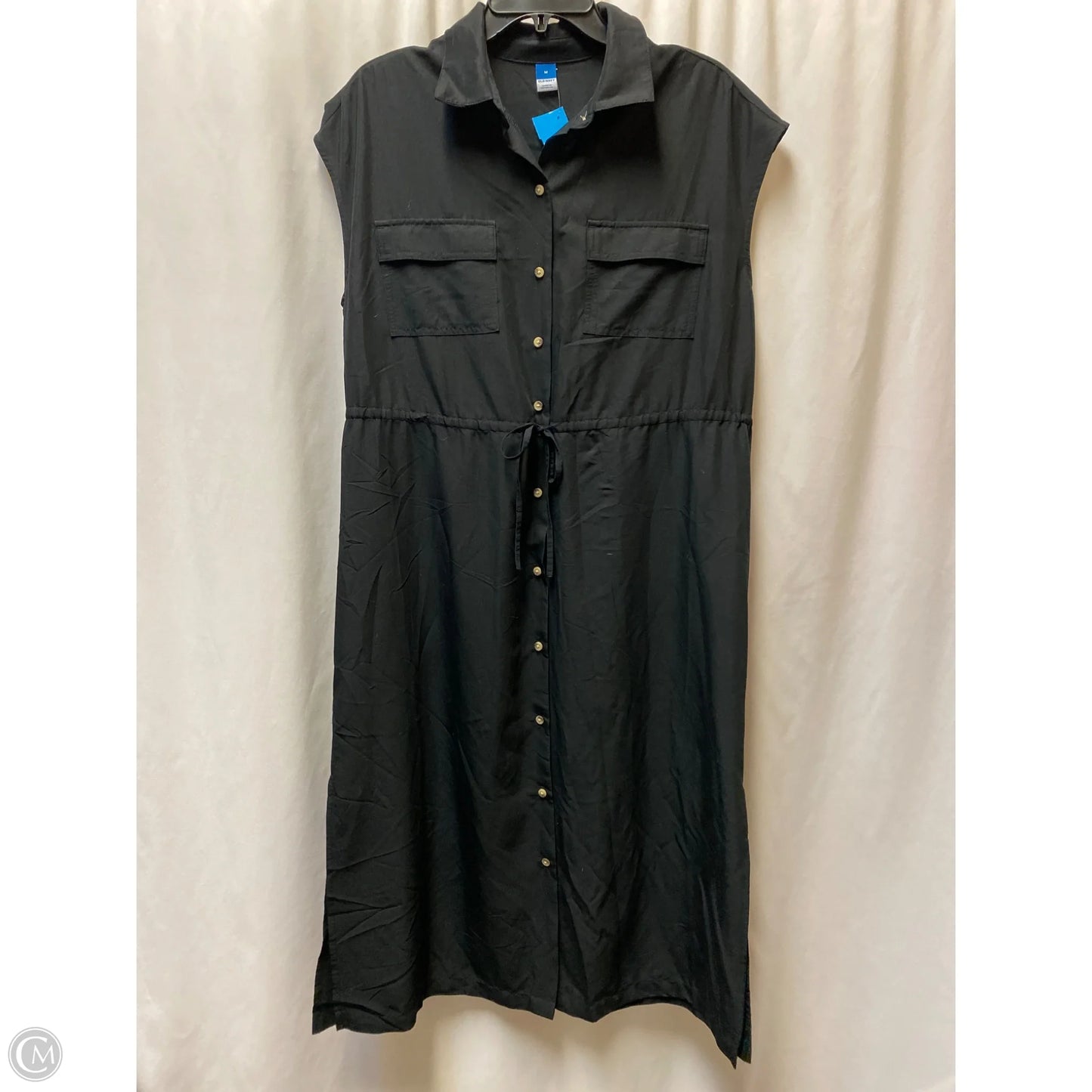 Dress Casual Maxi By Old Navy In Black, Size: M