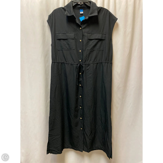 Dress Casual Maxi By Old Navy In Black, Size: M