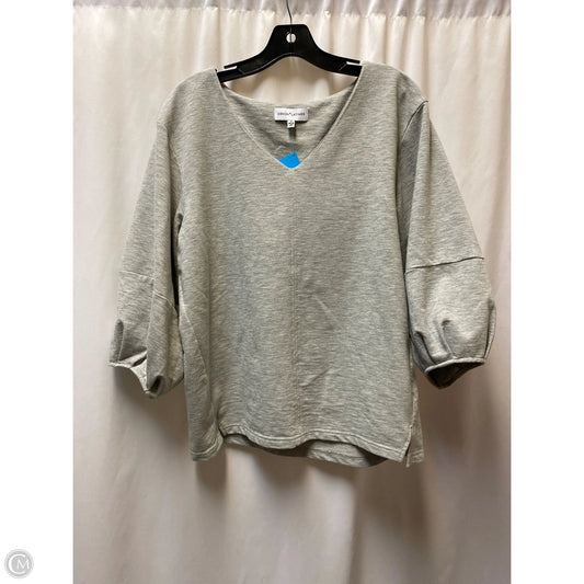 Top Long Sleeve By Gibson And Latimer In Grey, Size: S