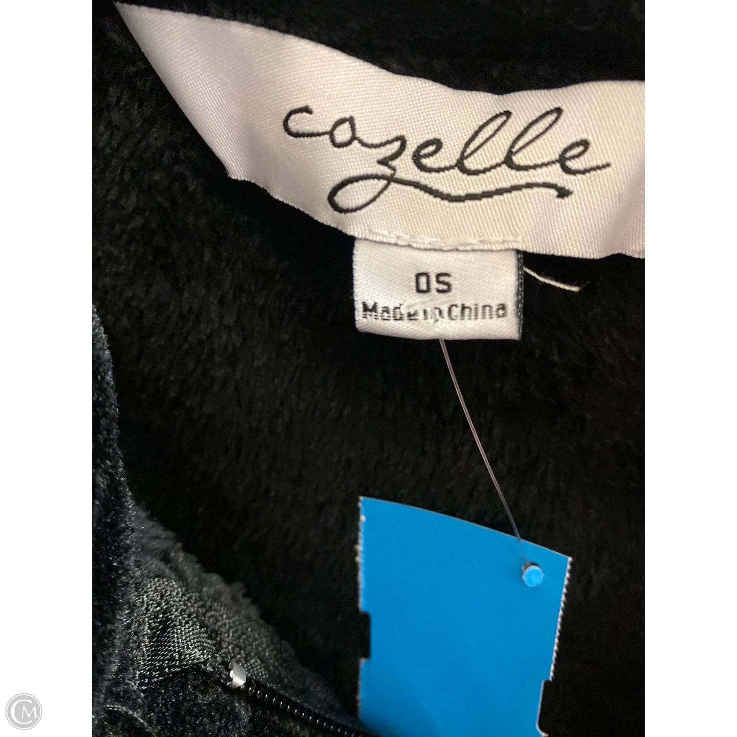 Jacket Faux Fur & Sherpa By Clothes Mentor In Black, Size: Osfm