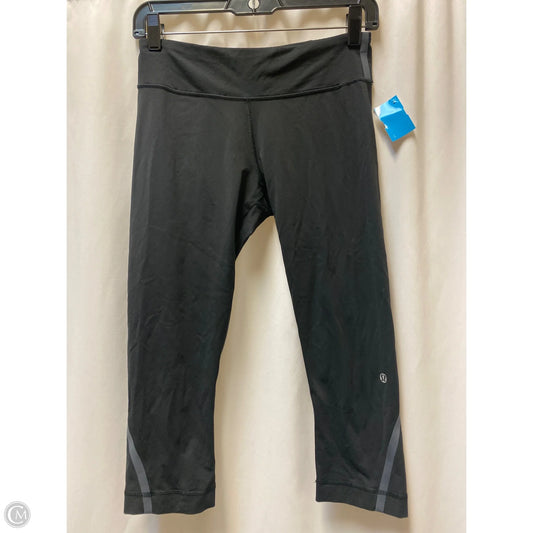 Athletic Capris By Lululemon In Black, Size: 6