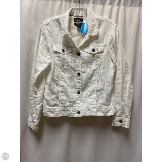 Jacket Other By Jones And Co In White, Size: M