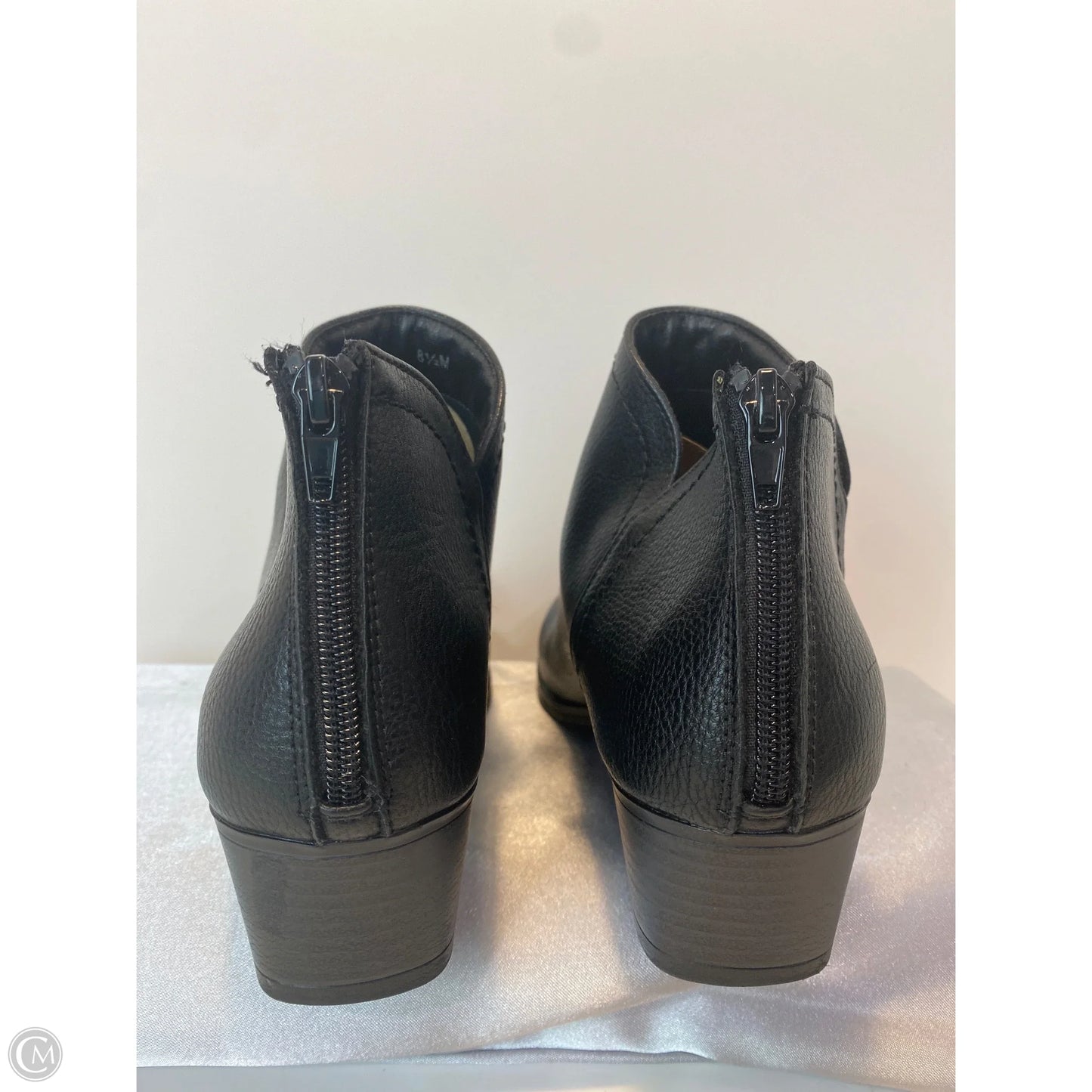 Boots Ankle Heels By Maurices In Black, Size: 8.5