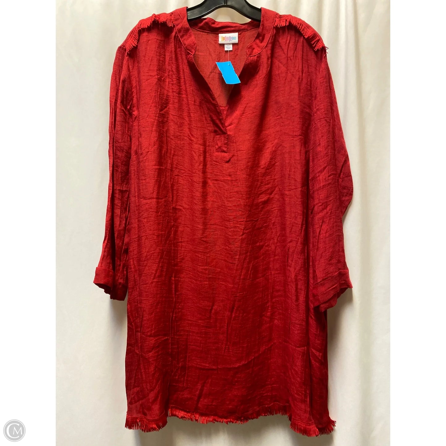 Dress Casual Midi By Lularoe In Red, Size: Xl