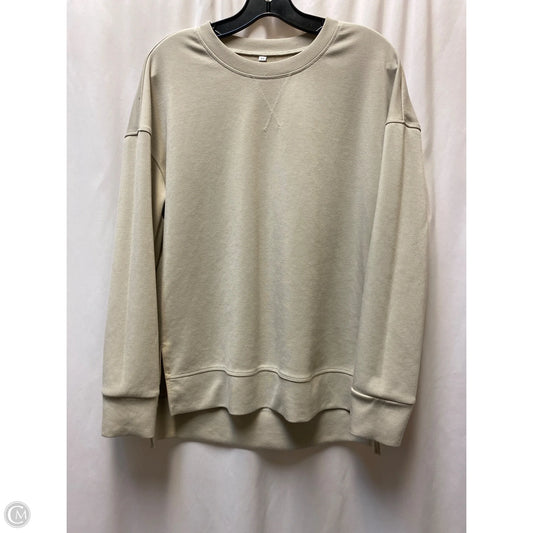 Top Long Sleeve By Clothes Mentor In Beige, Size: M