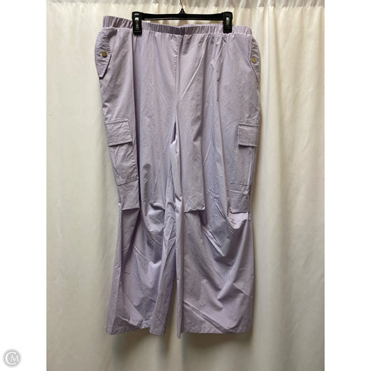 Pants Cargo & Utility By Clothes Mentor In Purple, Size: 4x