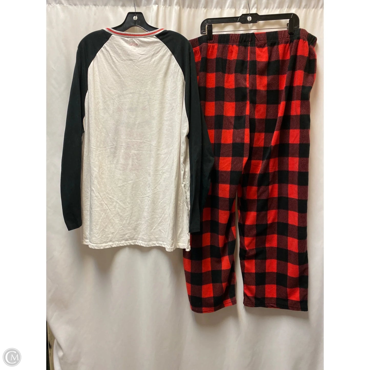 Pajamas 2pc By Holiday Time In Red, Size: 3x