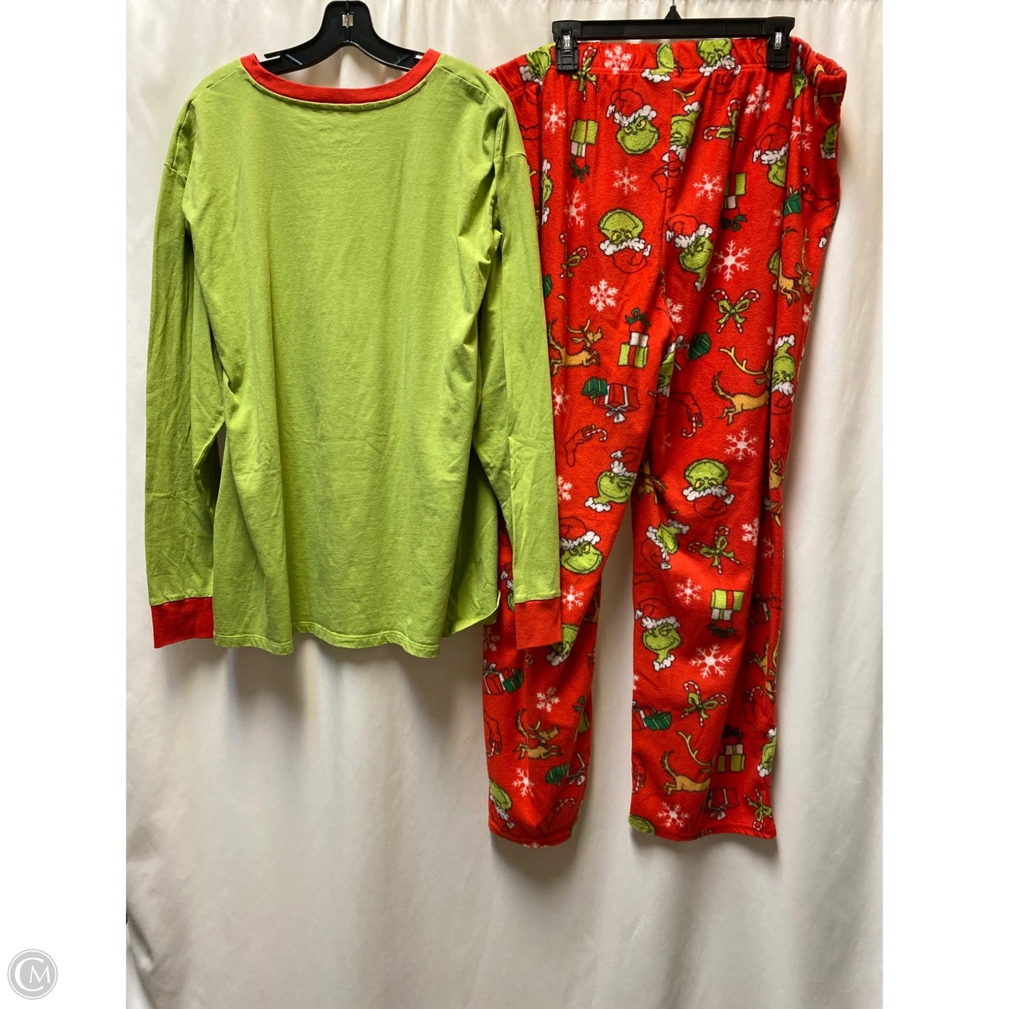 Pajamas 2pc By Clothes Mentor In Green, Size: 3x