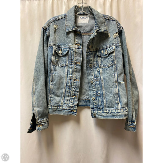 Jacket Denim By Old Navy In Blue, Size: S
