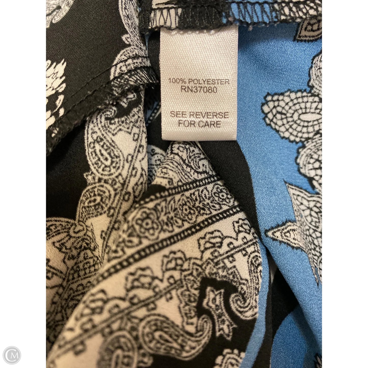 Top Long Sleeve By Cato In Black, Size: Xl