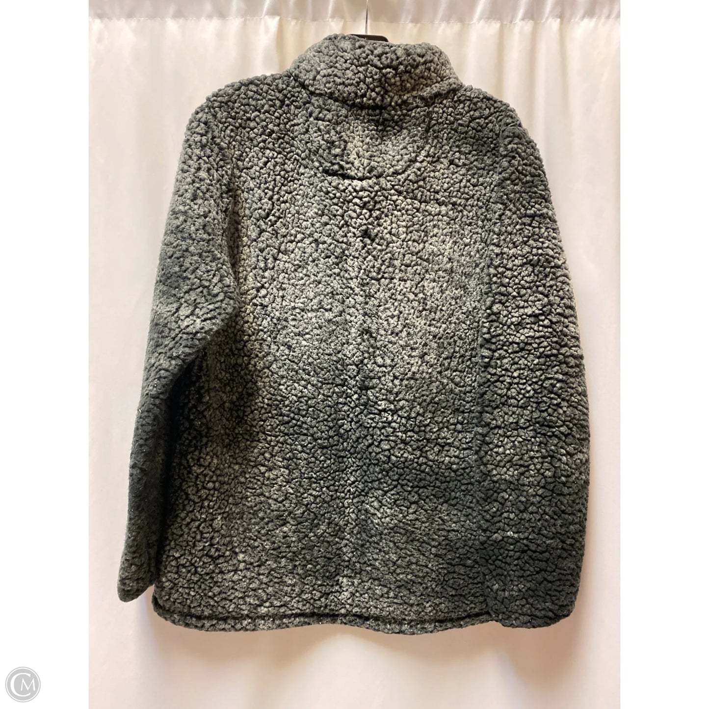 Jacket Faux Fur & Sherpa By Simply Southern In Grey, Size: M
