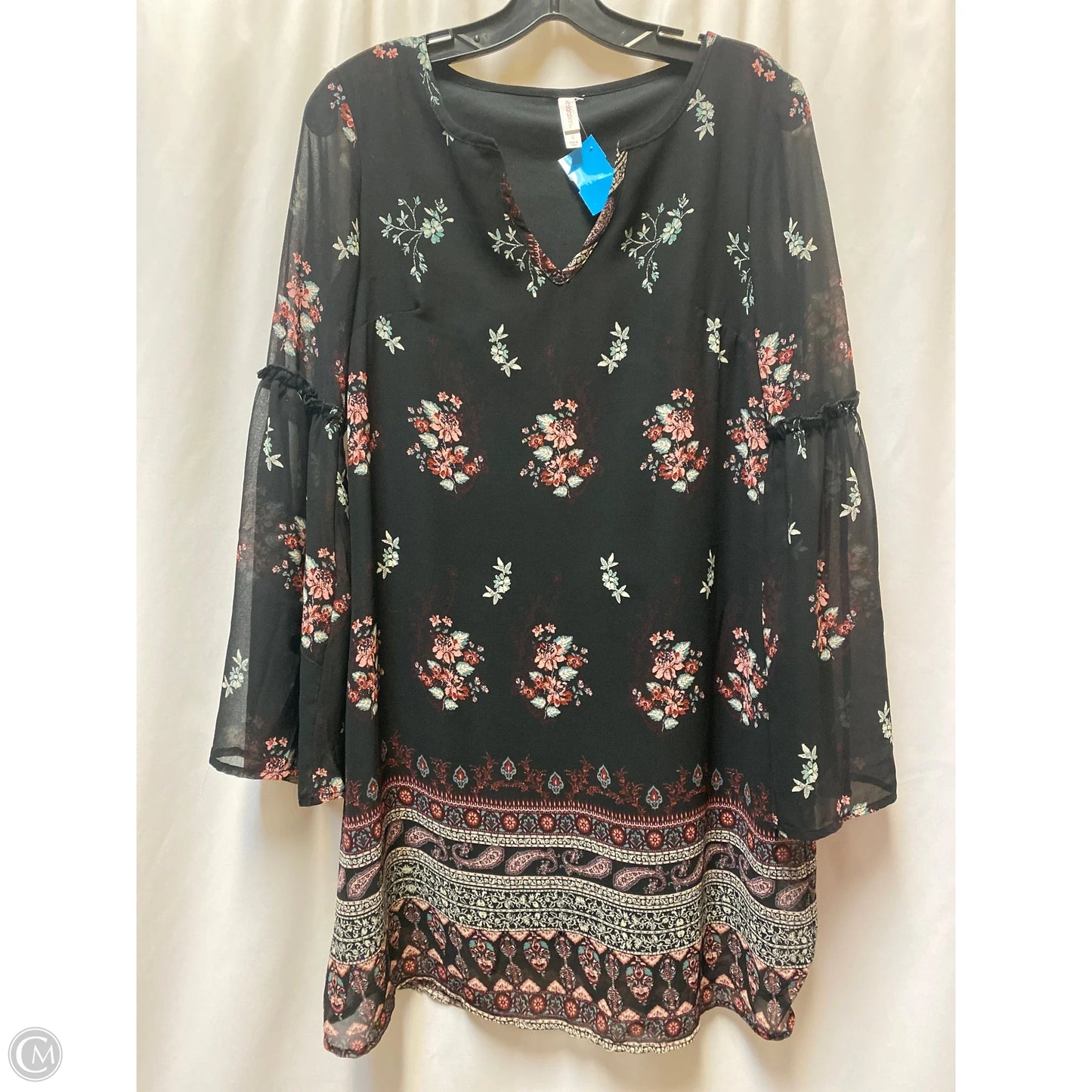 Dress Casual Midi By Xhilaration In Black, Size: S