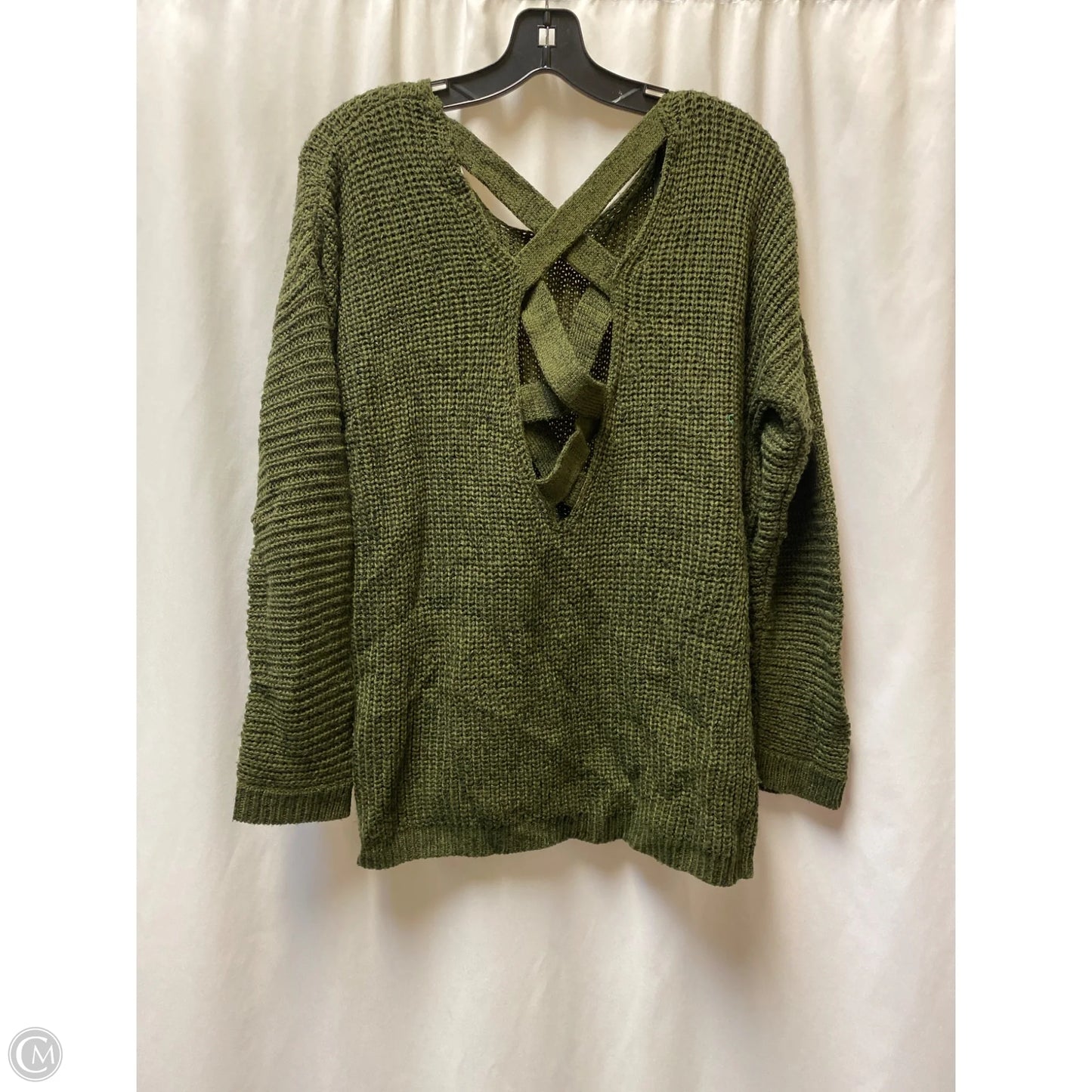 Sweater By Forever 21 In Green, Size: L