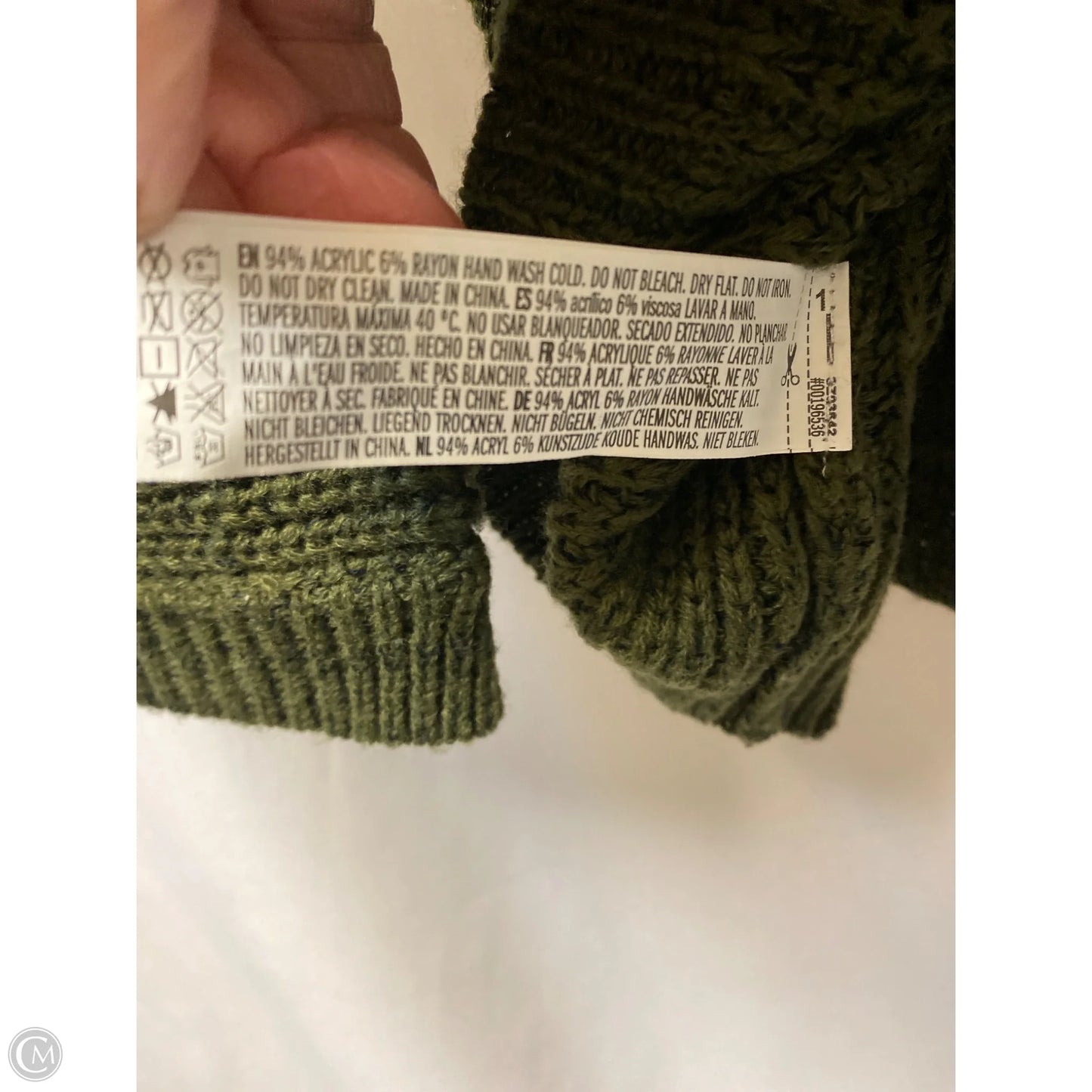 Sweater By Forever 21 In Green, Size: L