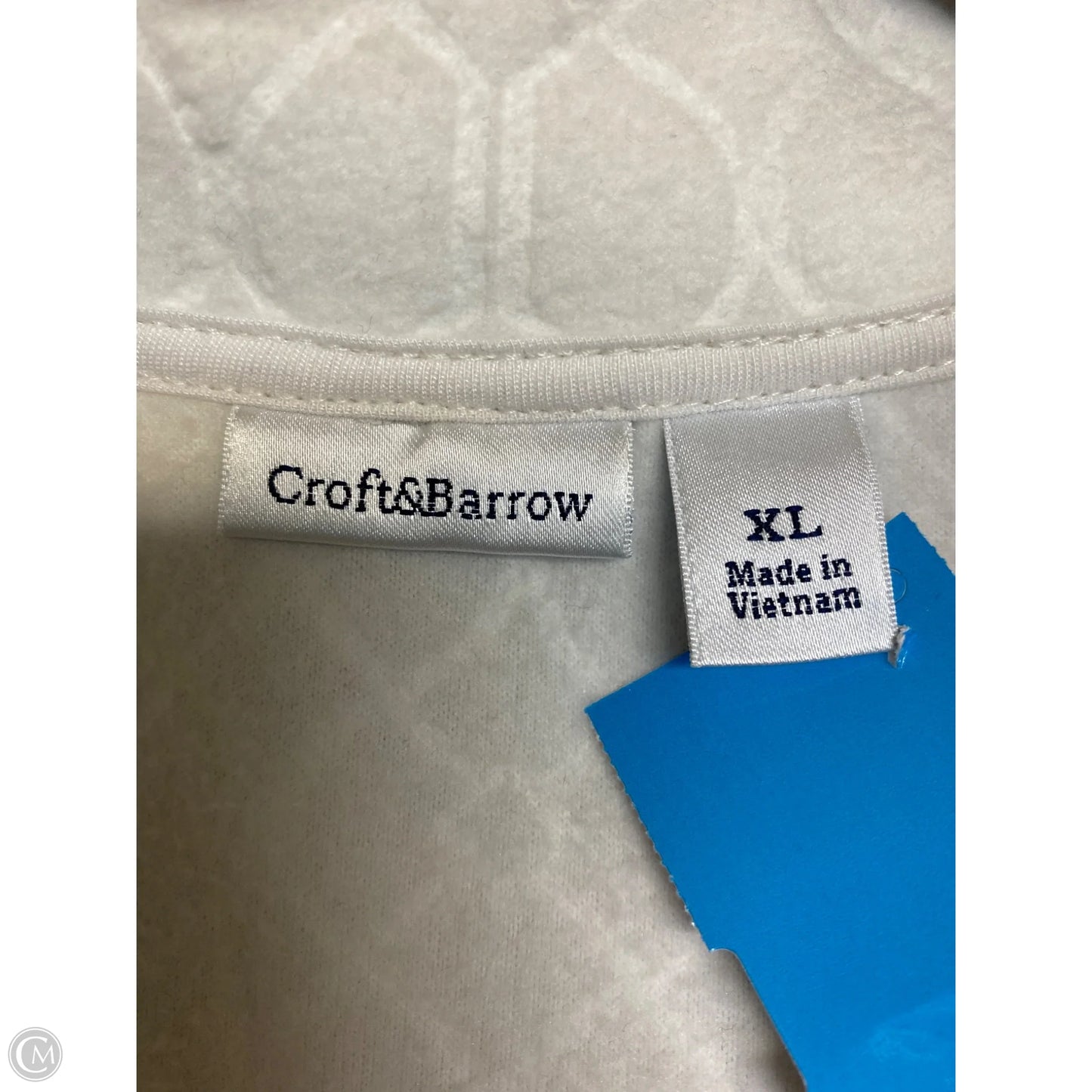 Jacket Fleece By Croft And Barrow In White, Size: Xl