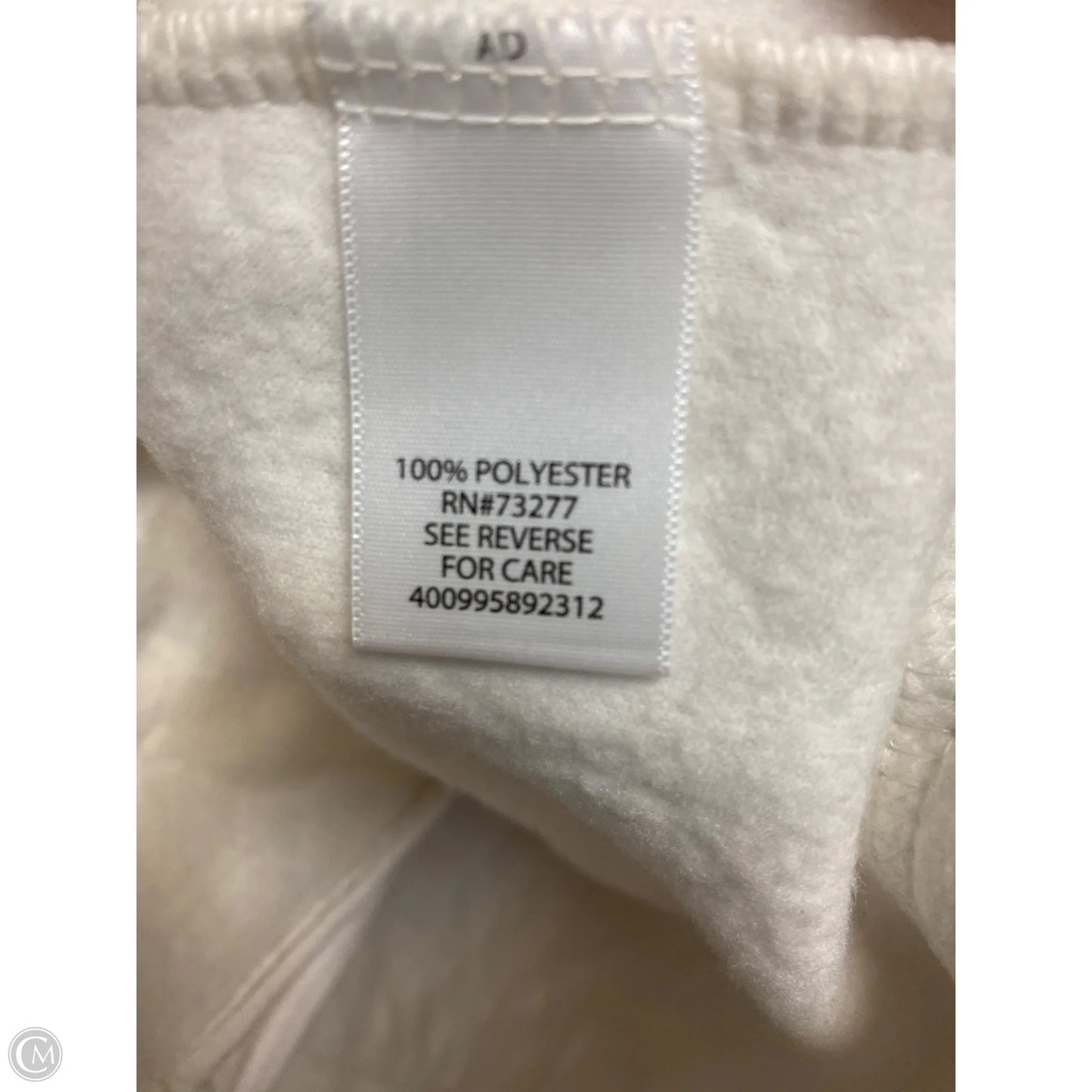 Jacket Fleece By Croft And Barrow In White, Size: Xl