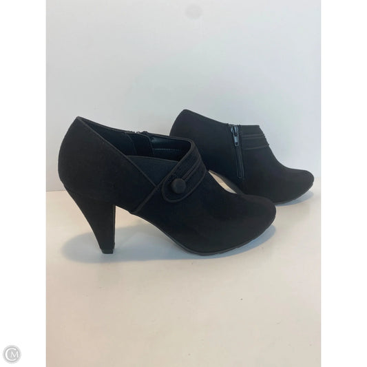 Boots Ankle Heels By Xappeal In Black, Size: 7.5