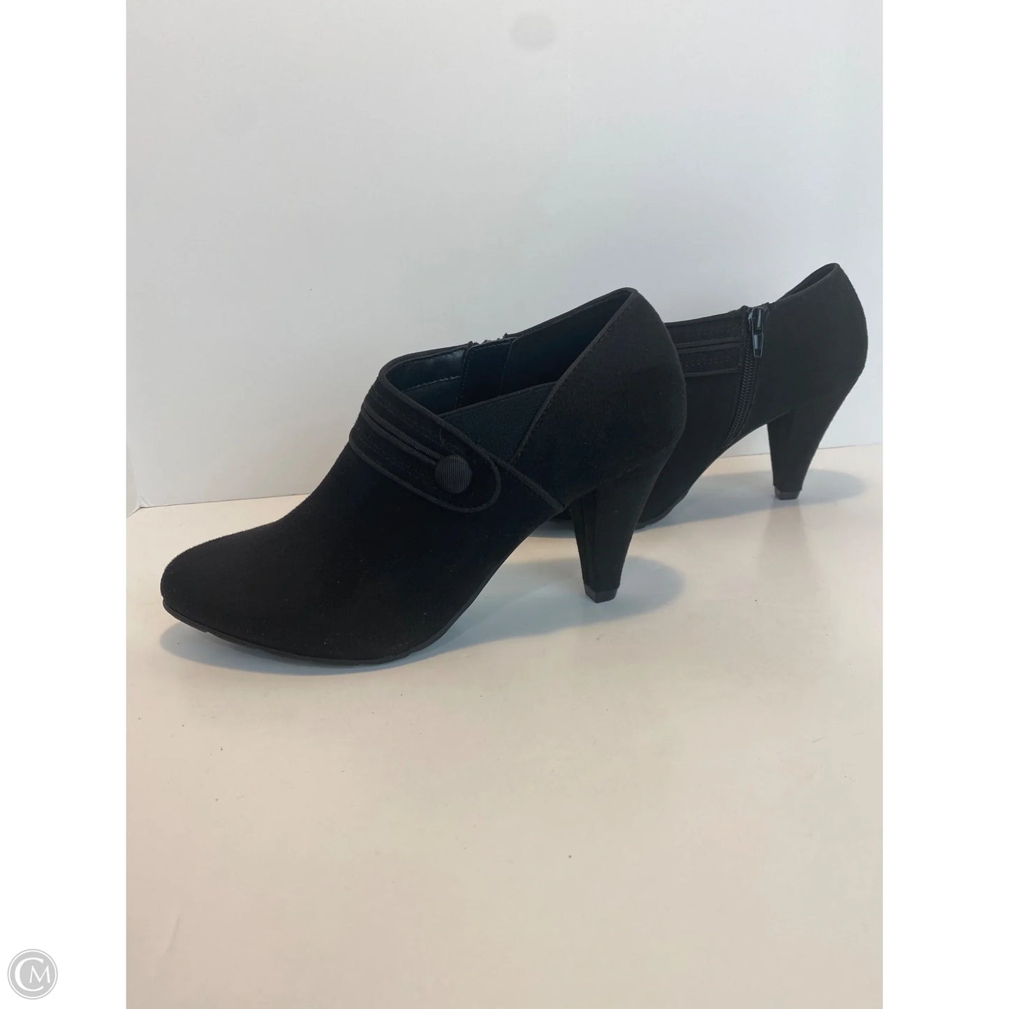 Boots Ankle Heels By Xappeal In Black, Size: 7.5