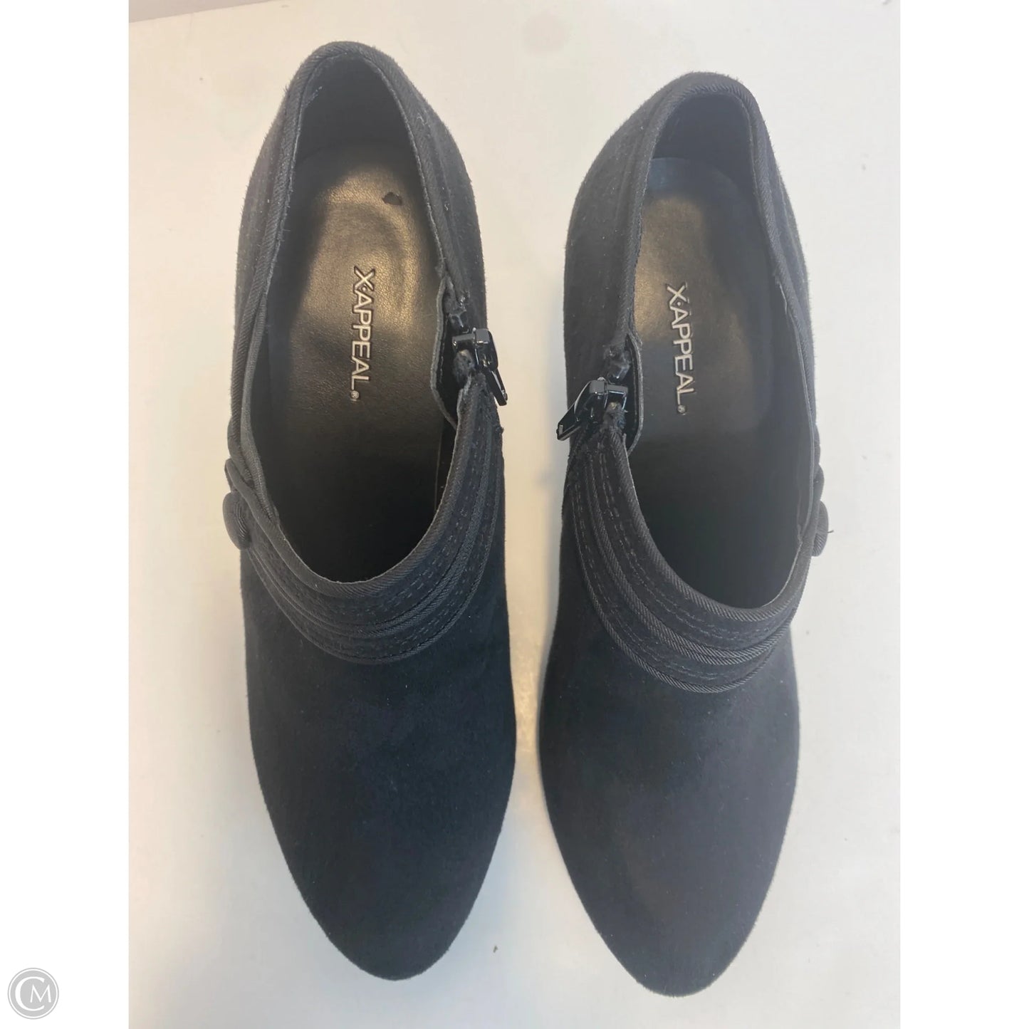 Boots Ankle Heels By Xappeal In Black, Size: 7.5