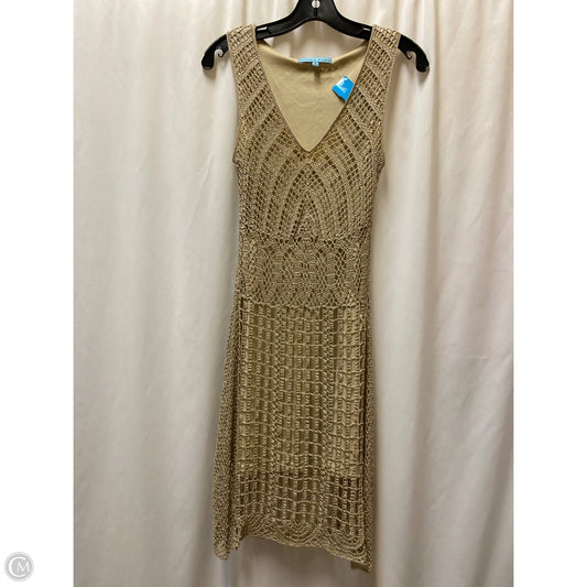 Dress Casual Midi By Antonio Melani In Gold, Size: S