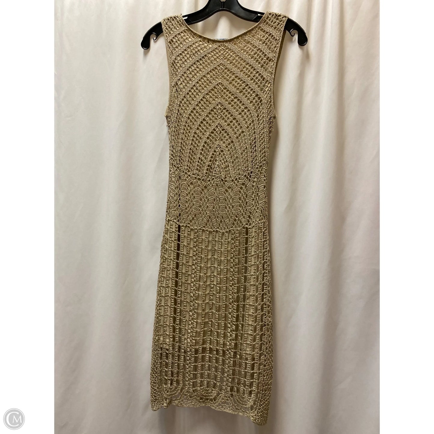 Dress Casual Midi By Antonio Melani In Gold, Size: S