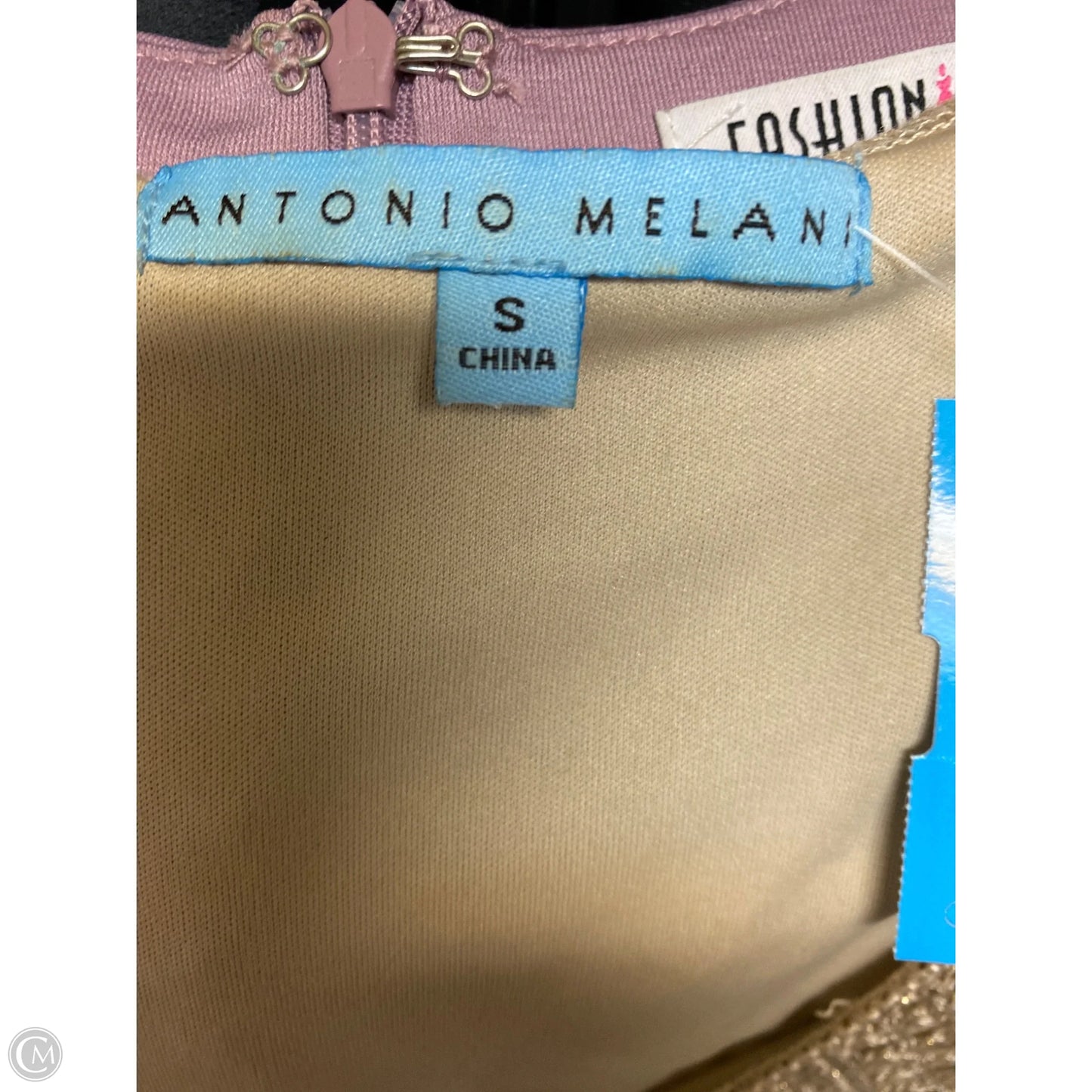 Dress Casual Midi By Antonio Melani In Gold, Size: S