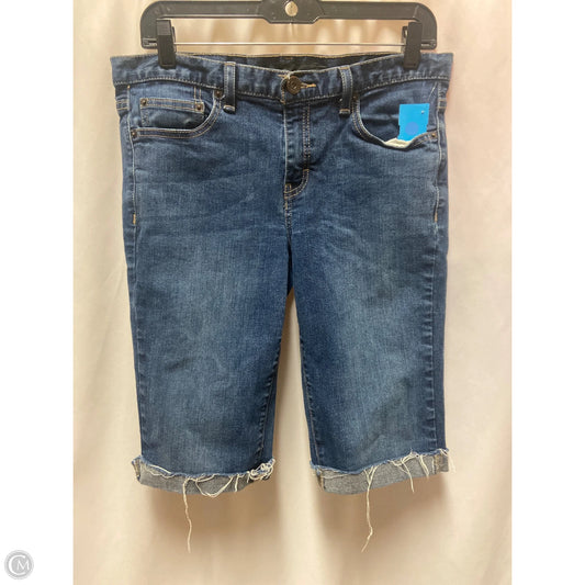 Shorts By Calvin Klein In Blue Denim, Size: 10