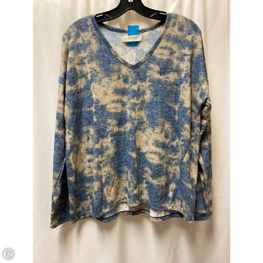 Top Long Sleeve By Lucky Brand In Blue, Size: M