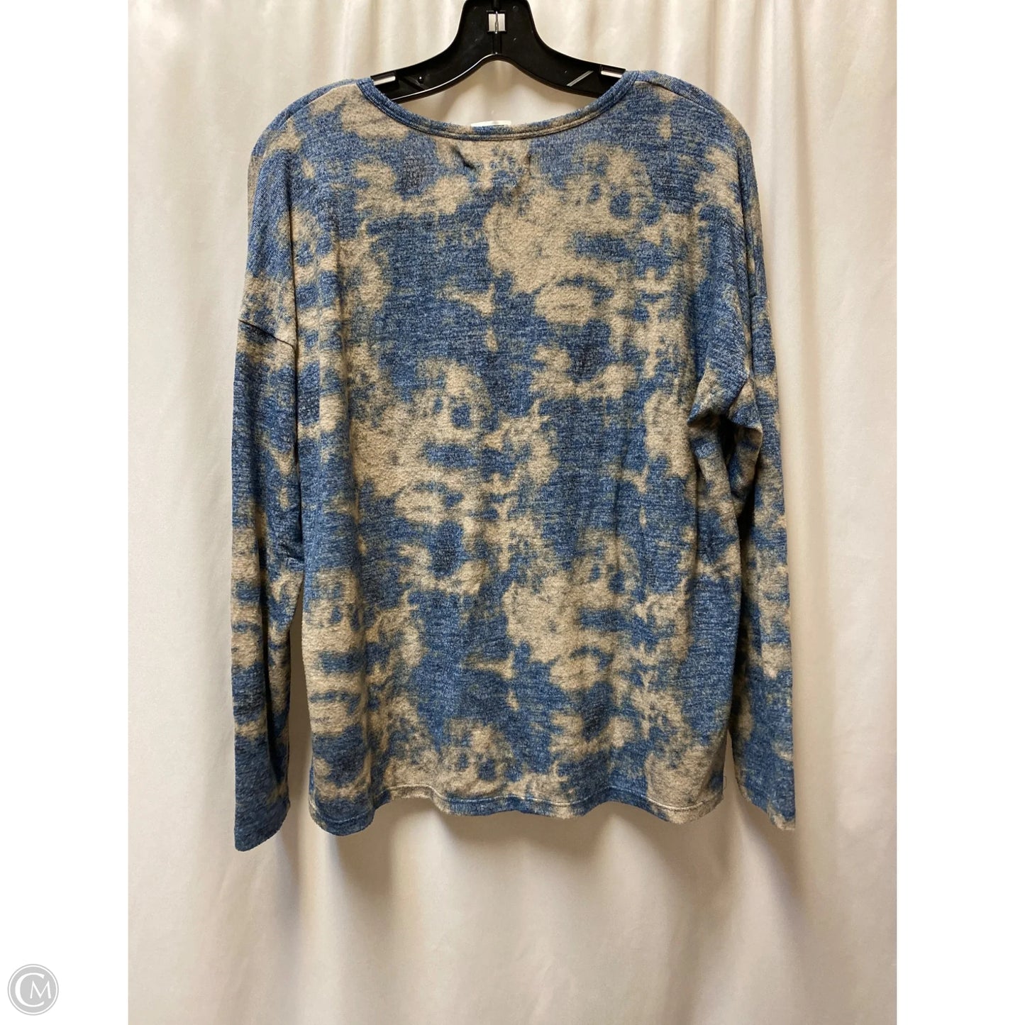 Top Long Sleeve By Lucky Brand In Blue, Size: M