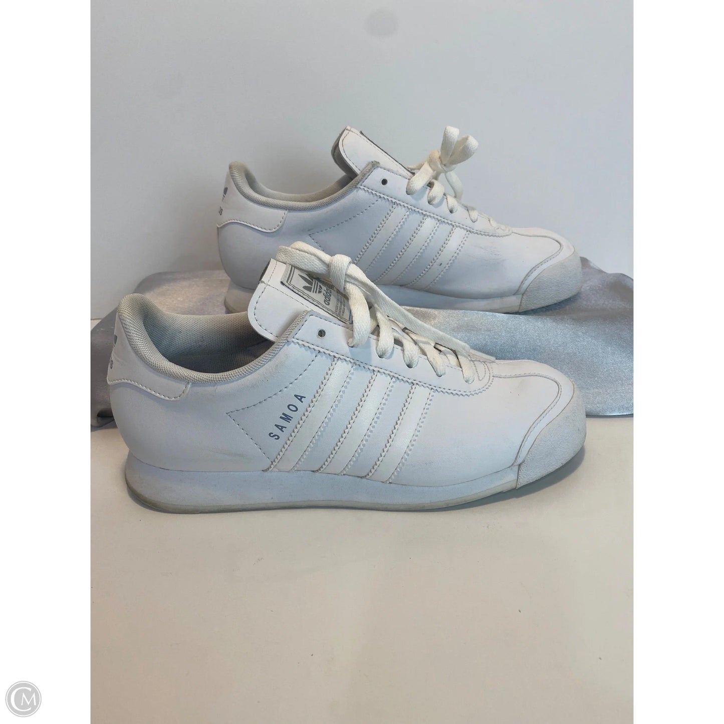 Shoes Athletic By Adidas In White, Size: 5.5