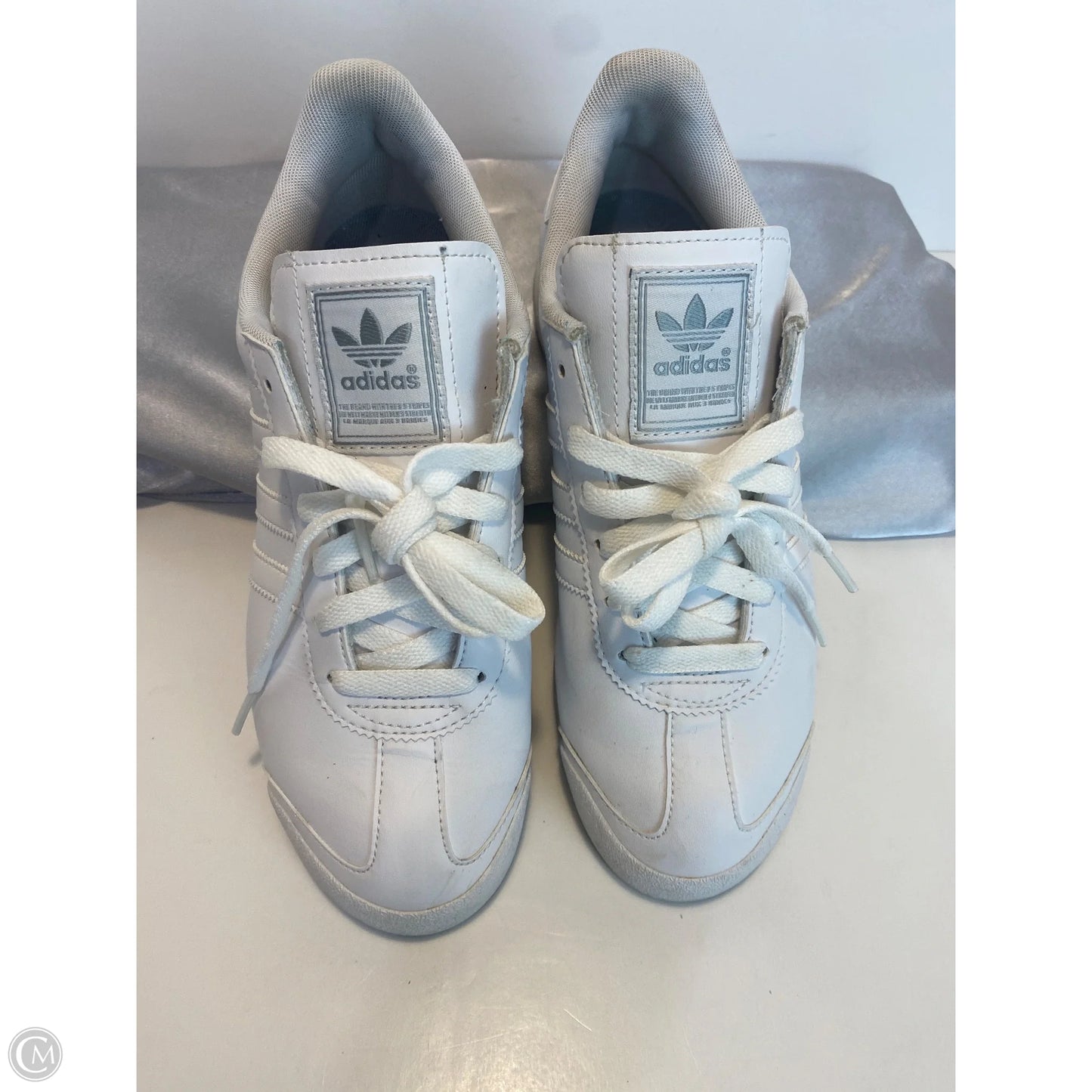 Shoes Athletic By Adidas In White, Size: 5.5