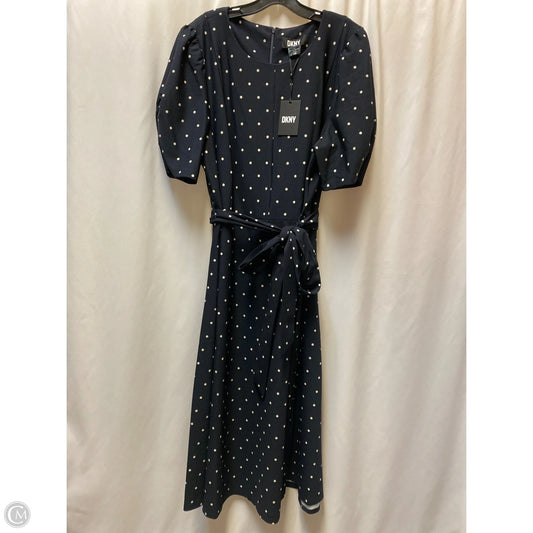 Dress Casual Maxi By Dkny In Navy, Size: 3x