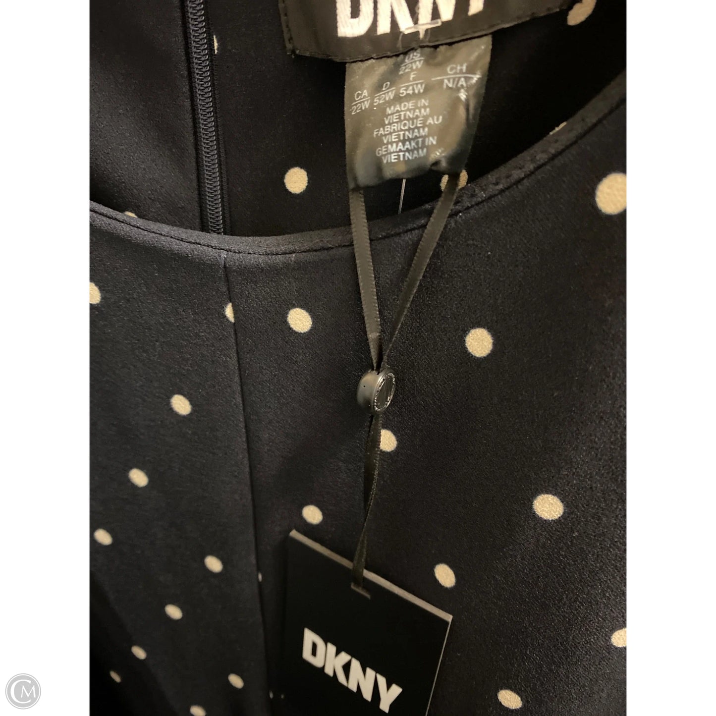 Dress Casual Maxi By Dkny In Navy, Size: 3x