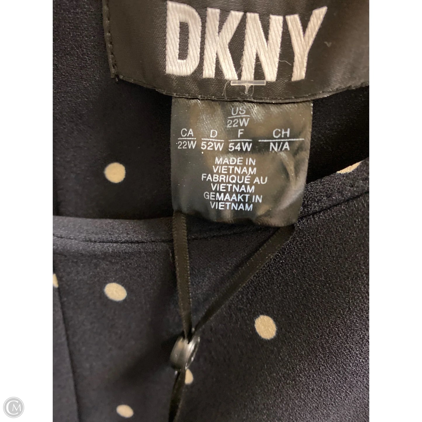 Dress Casual Maxi By Dkny In Navy, Size: 3x