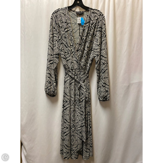 Dress Casual Maxi By Lane Bryant In Black & White, Size: 3x