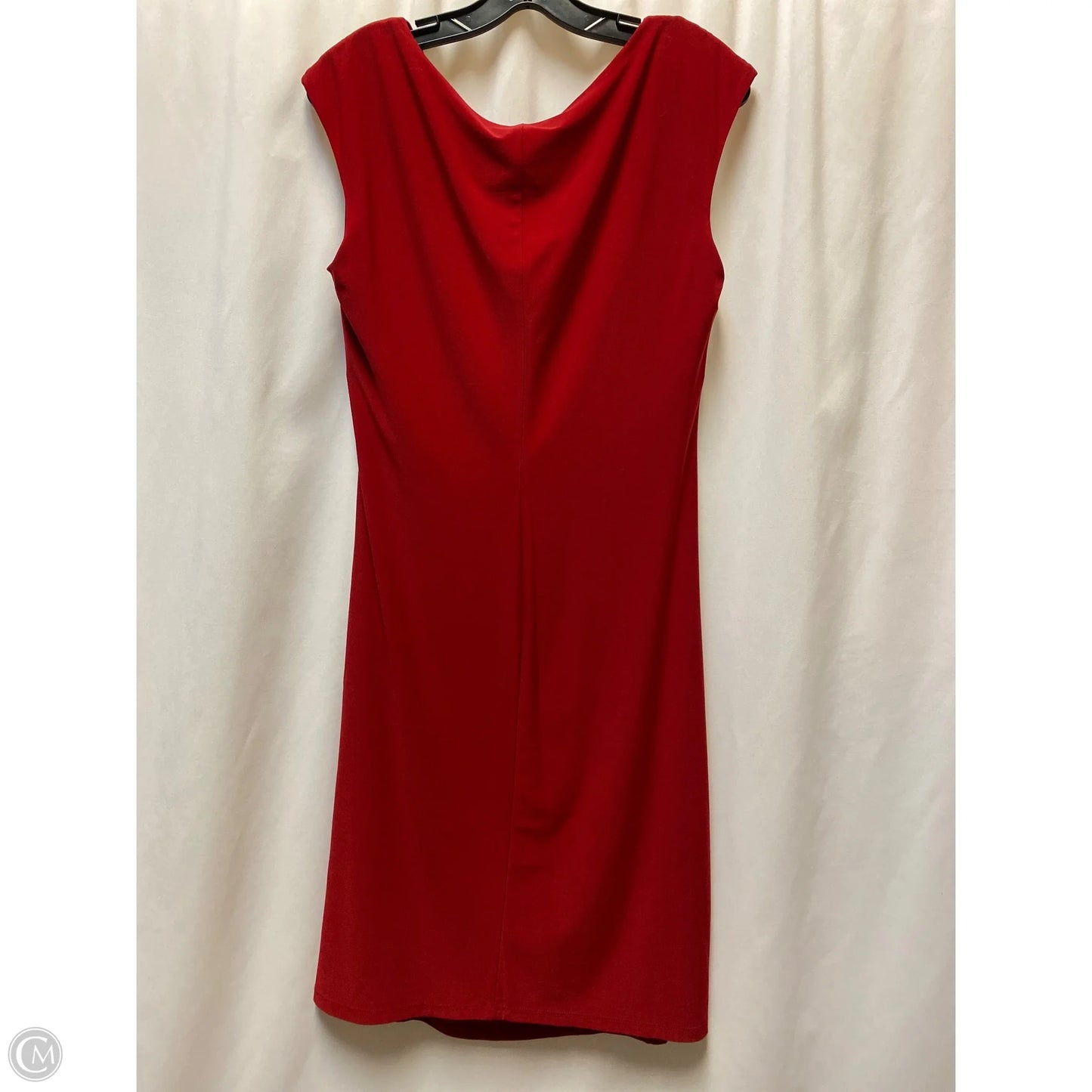 Dress Casual Midi By Ralph Lauren In Red, Size: L